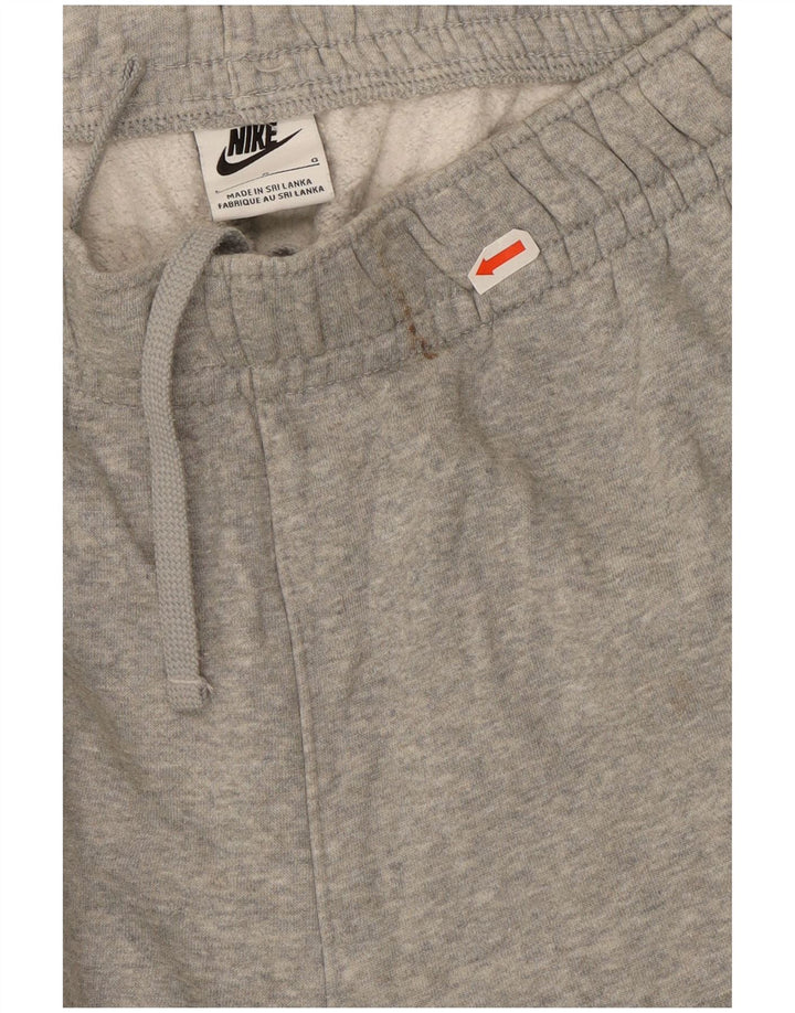 Calça de treino masculina Nike grande algodão manchado cinza