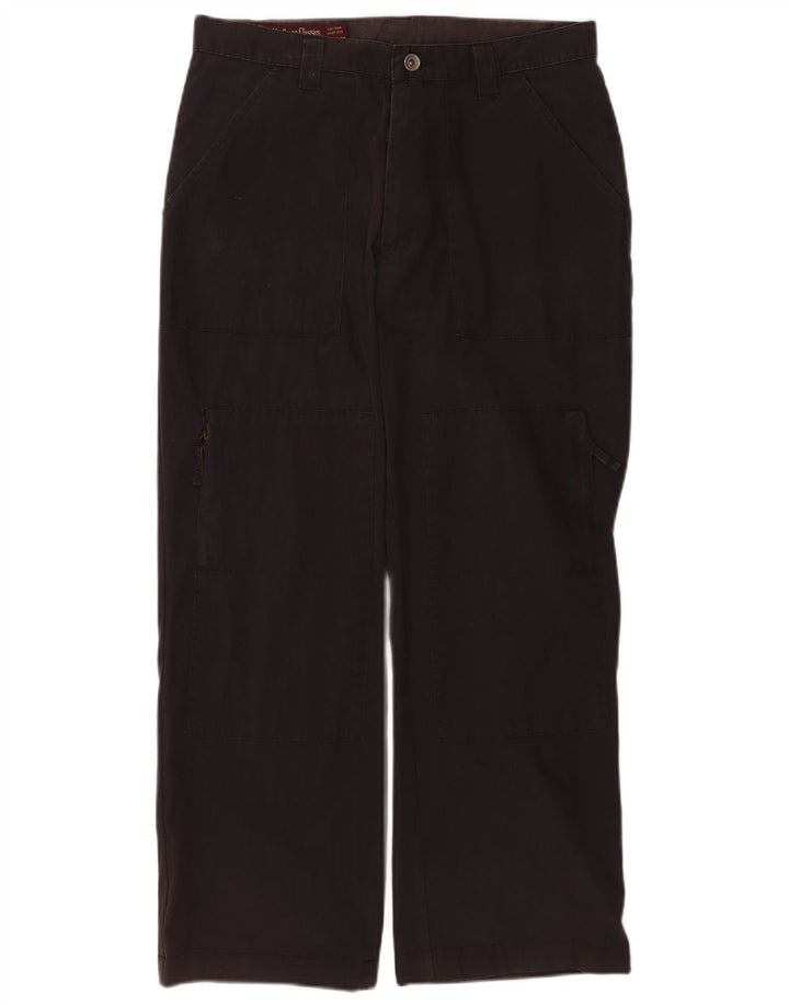Calça cargo reta masculina Marlboro Classics W32 L28 algodão preto