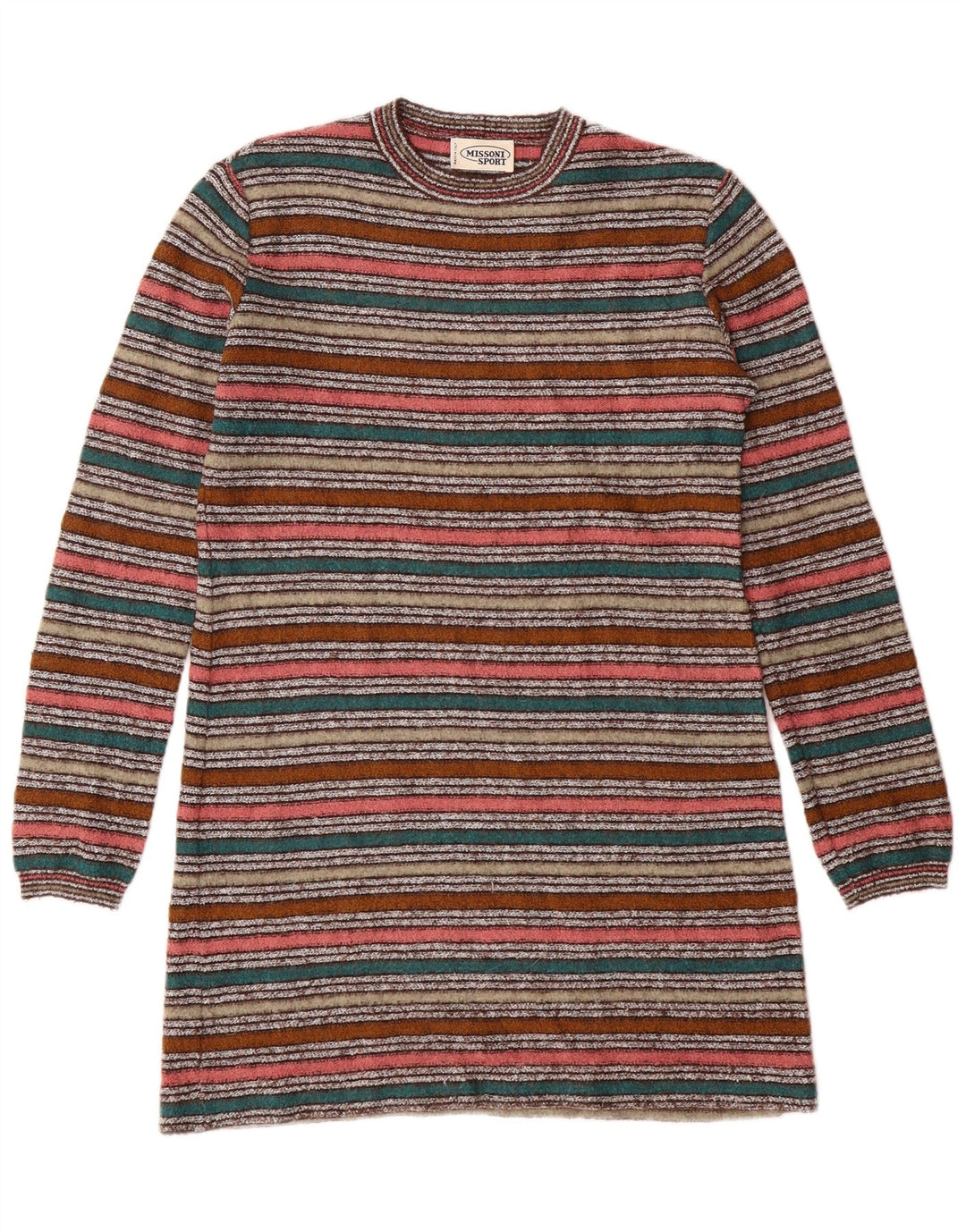 Vestido feminino MISSONI SPORT IT 42 médio listrado multicolorido
