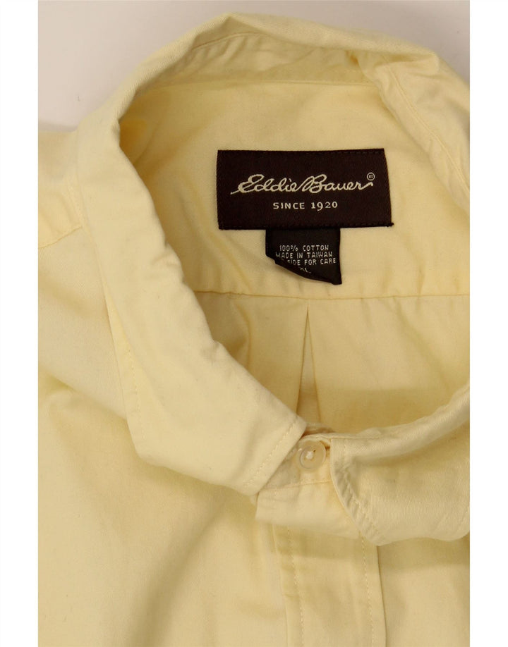 EDDIE BAUER Mens Shirt XL Yellow Cotton Vintage Eddie Bauer and Second-Hand Eddie Bauer from Messina Hembry 