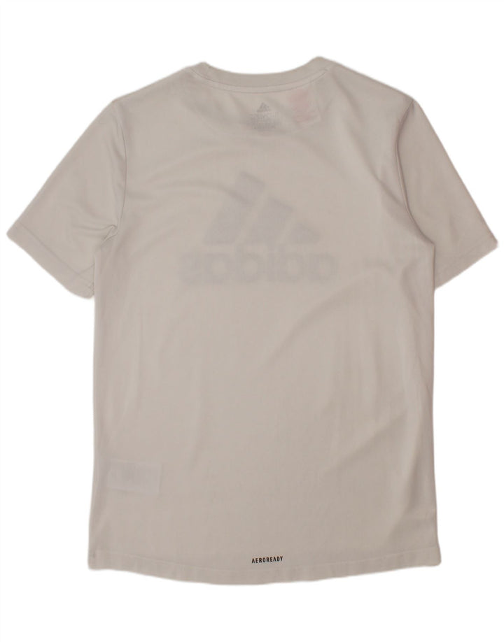 Camiseta ADIDAS Meninos Graphic 11-12 Anos Branco Poliéster
