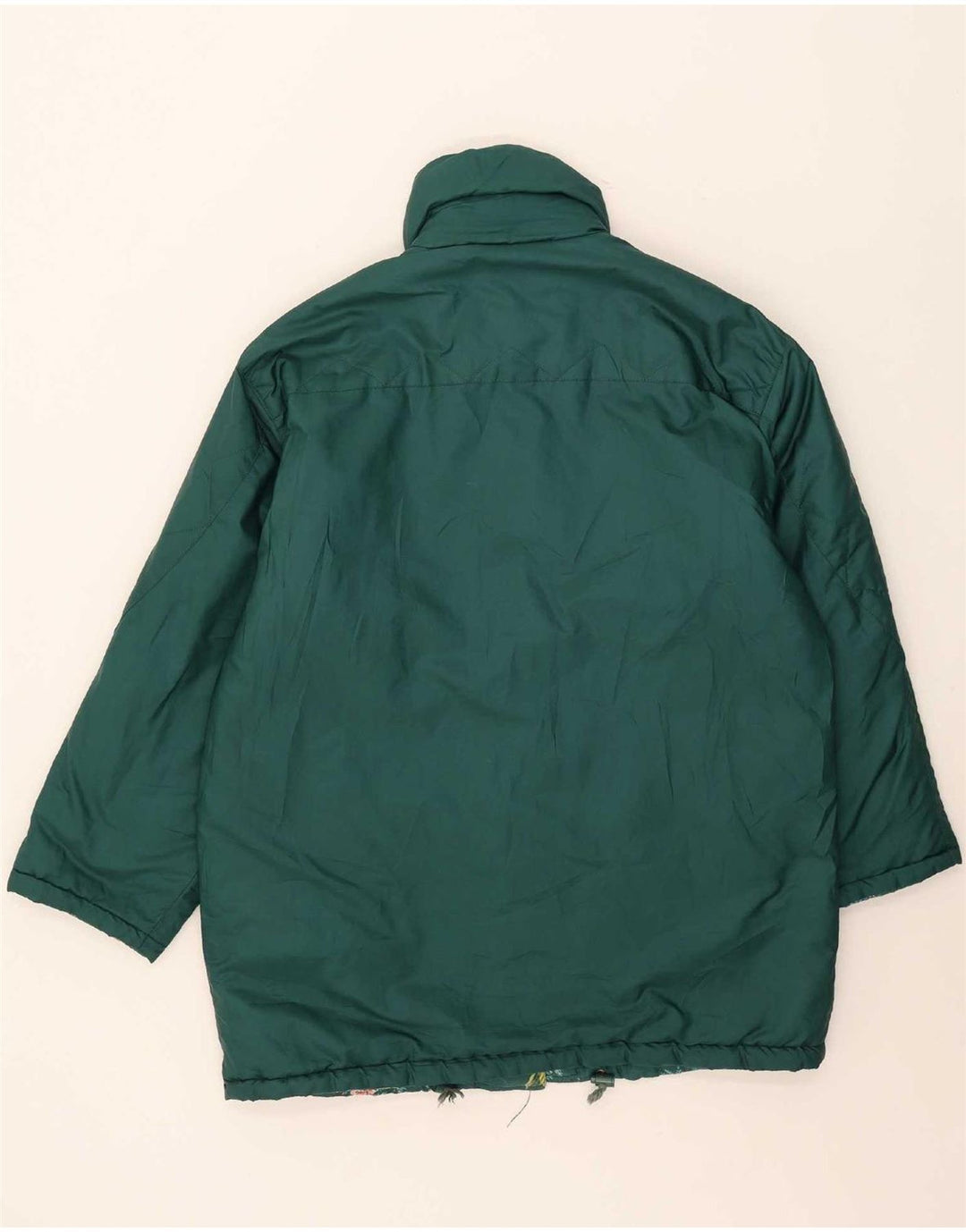 Jaqueta de esqui reversível feminina Stratos EU 44 XL poliéster floral verde