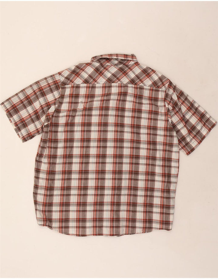 Camisa masculina LEE Dungarees de manga curta XL algodão xadrez multicolorido