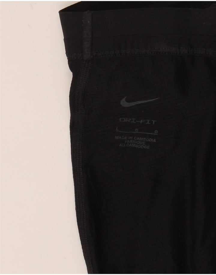 Shorts esportivos femininos Nike UK 16 grandes pretos