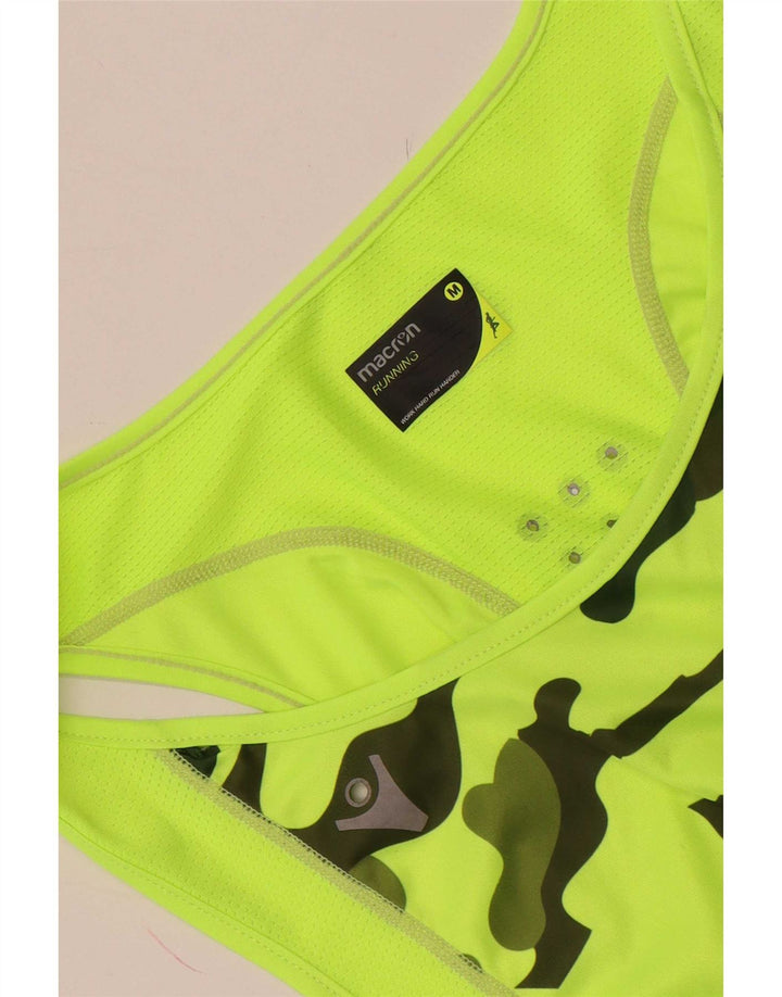Colete masculino Macron Top camuflagem verde médio