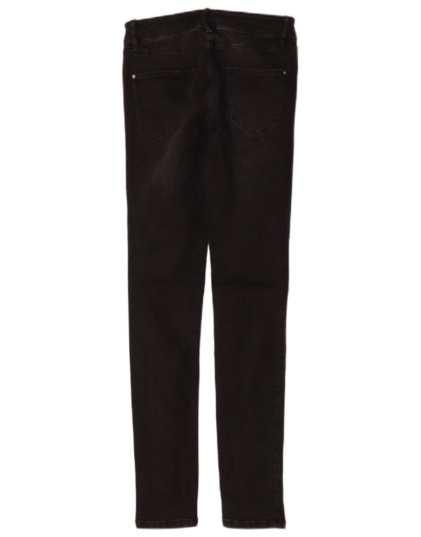 Jeans skinny feminino Massimo Dutti EU 34 2XS W24 L29 algodão preto