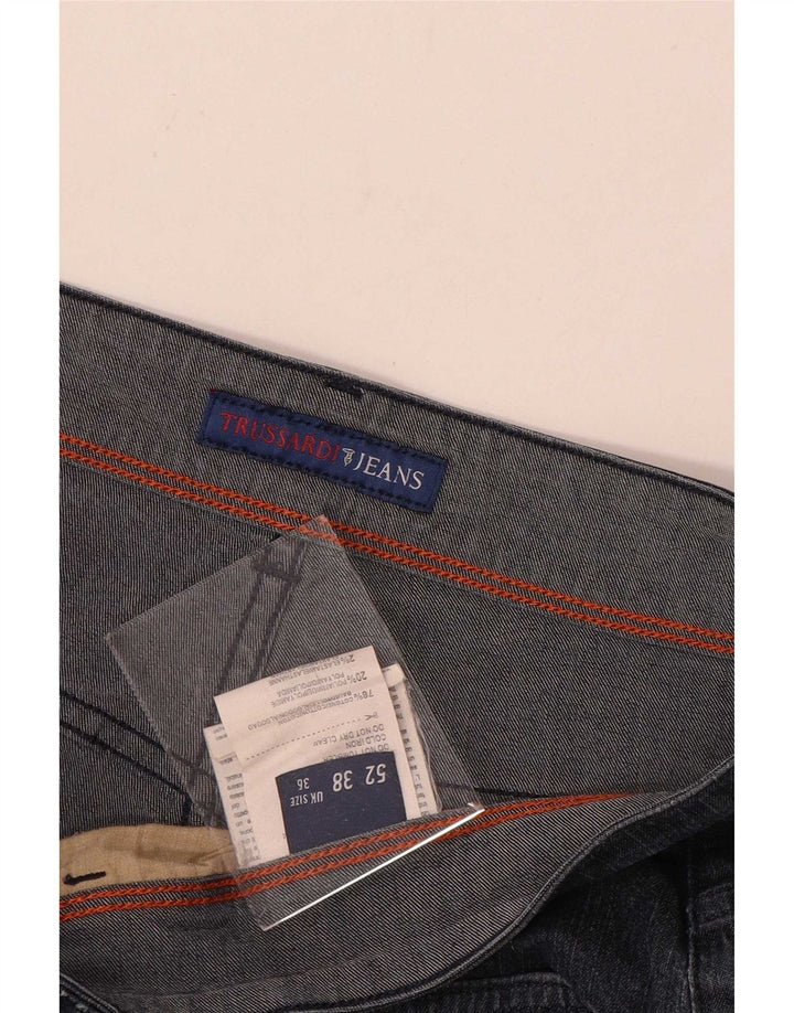Shorts jeans masculino Trussardi W36 grande algodão azul marinho