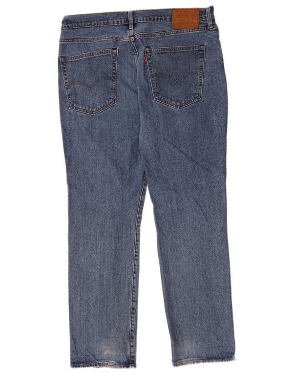 Levi's Masculino 514 Straight Jeans W36 L30 Azul Algodão