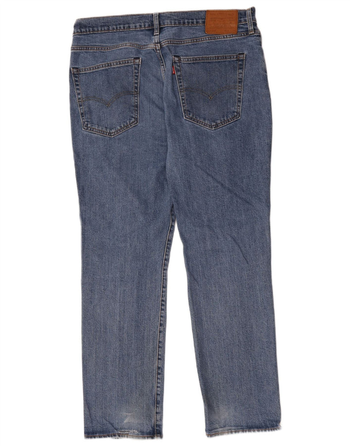 Levi's Masculino 514 Straight Jeans W36 L30 Azul Algodão