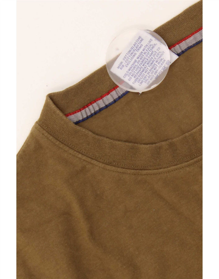 Camiseta masculina Champion de algodão cáqui médio