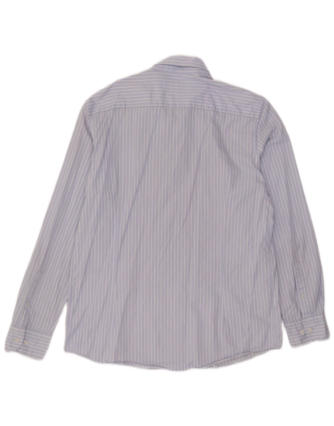 Camisa masculina Massimo Dutti XL algodão listrado azul