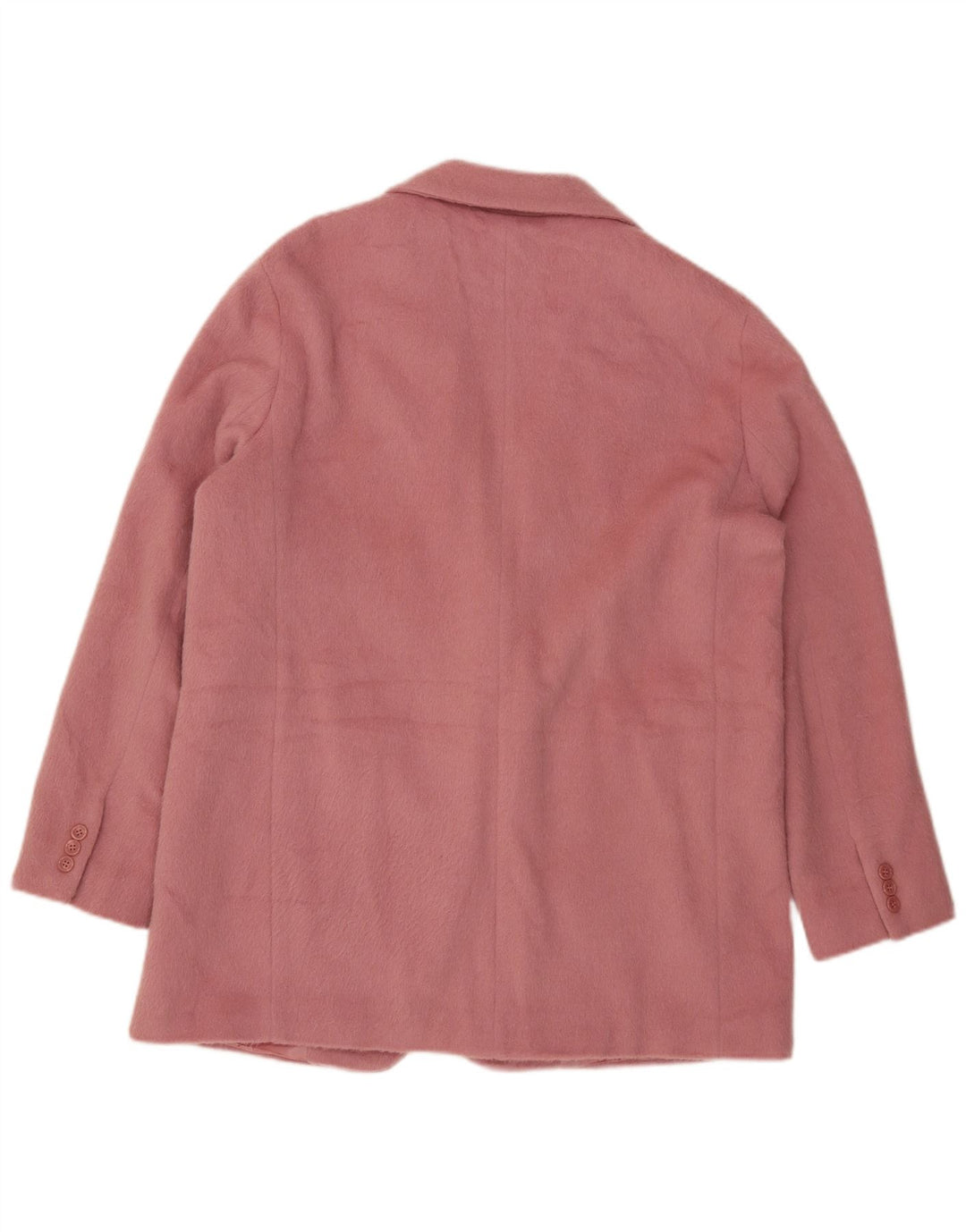 Jaqueta blazer feminina Marella Longline 2 botões IT 48 XL lã rosa