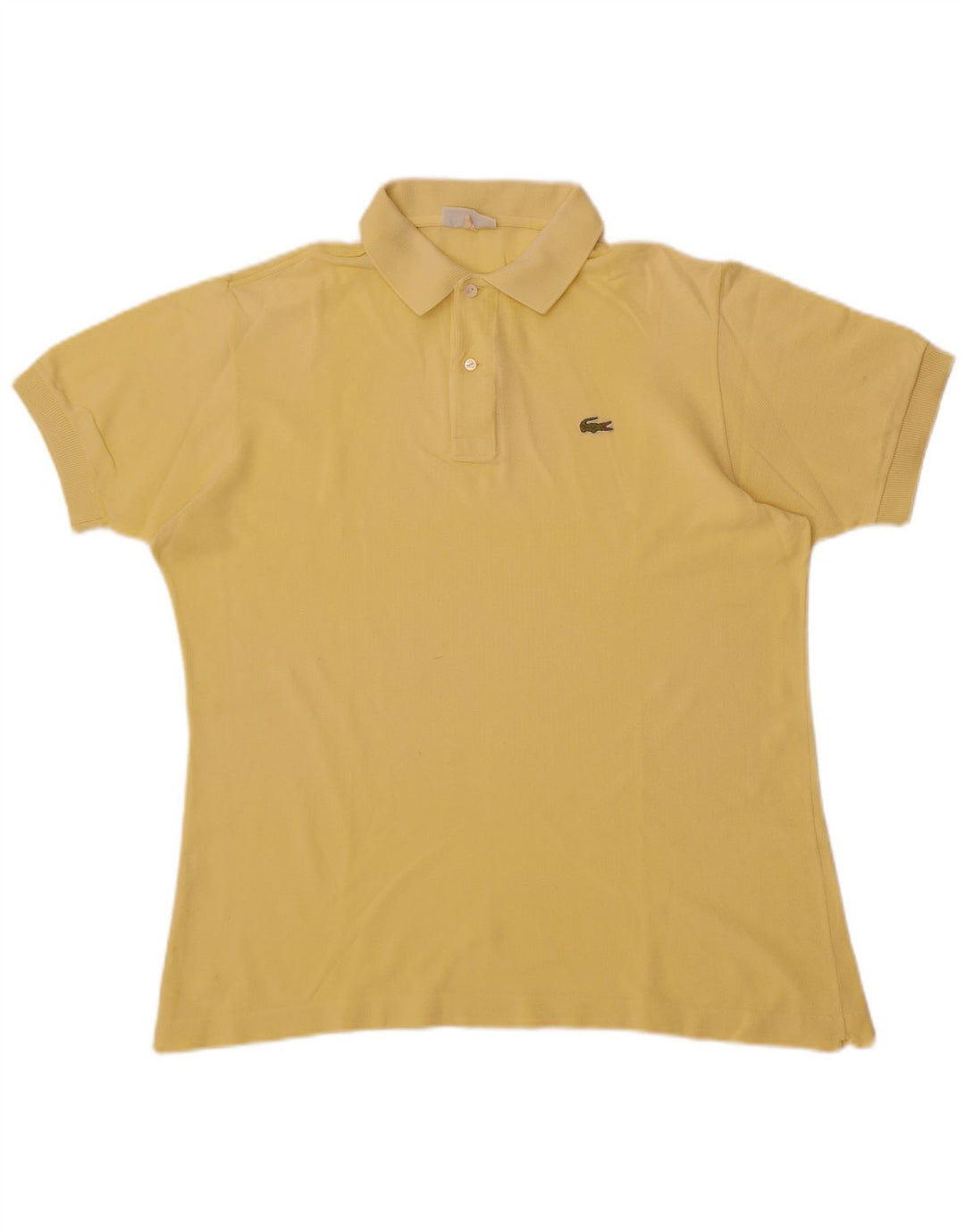 Camisa polo masculina Lacoste grande algodão amarelo