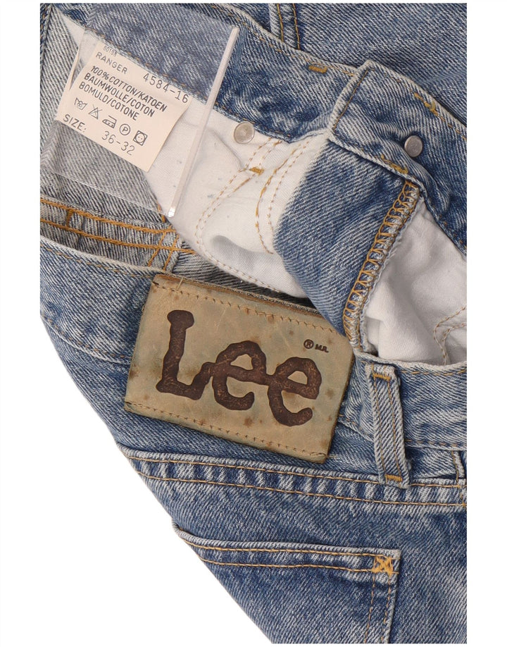 Lee Mens Ranger Straight Jeans W36 L32 Azul Algodão