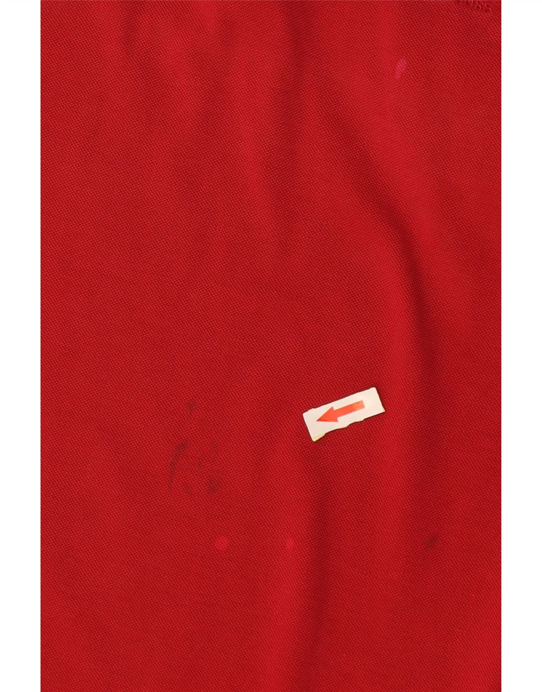Camisa polo masculina Hugo Boss de algodão vermelho médio