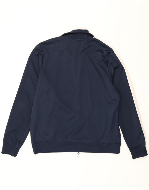 Nike Mens Treino Top Jacket XL Azul Marinho Colorblock Poliéster