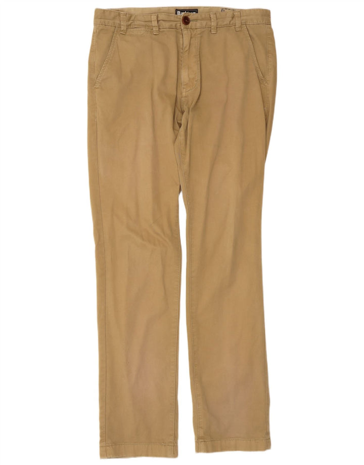 Calça Chino Masculina Reta Barbour W34 L34 Bege