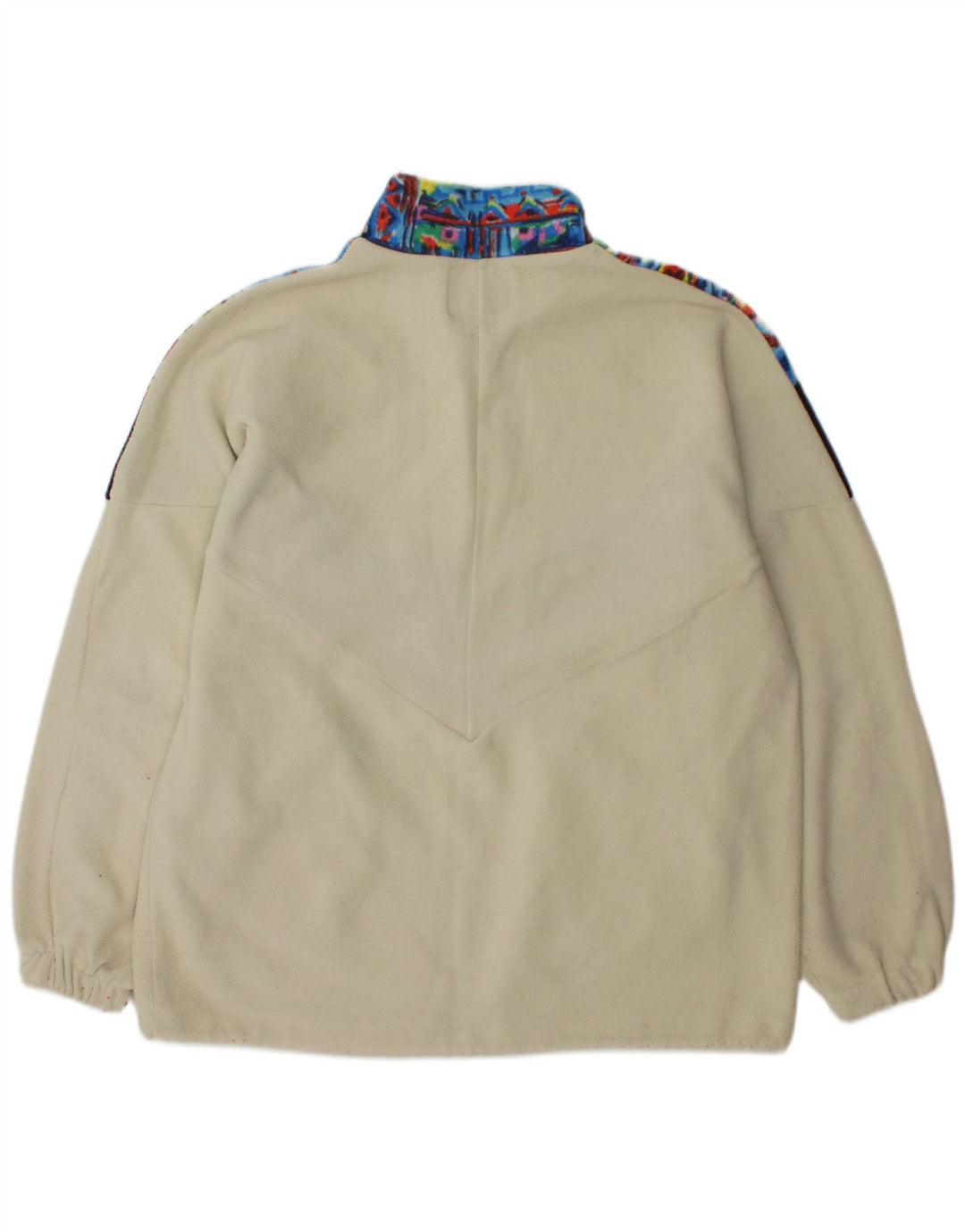 Suéter masculino de lã com zíper e gola grande MONTGOMERY bloco colorido multicolorido