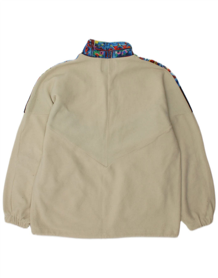 Suéter masculino de lã com zíper e gola grande MONTGOMERY bloco colorido multicolorido