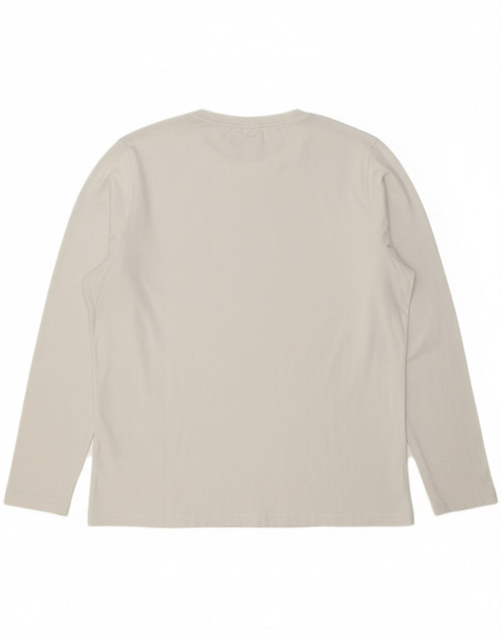 TOMMY HILFIGER Masculino Extra Slim Top Manga Longa 2XL Branco