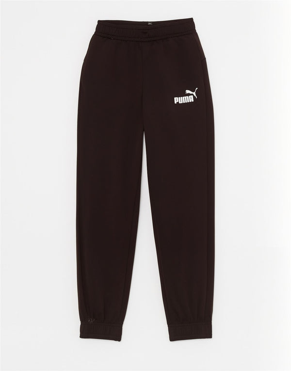 Calças de treino Puma Meninas Joggers 11-12 Anos Preto Poliéster