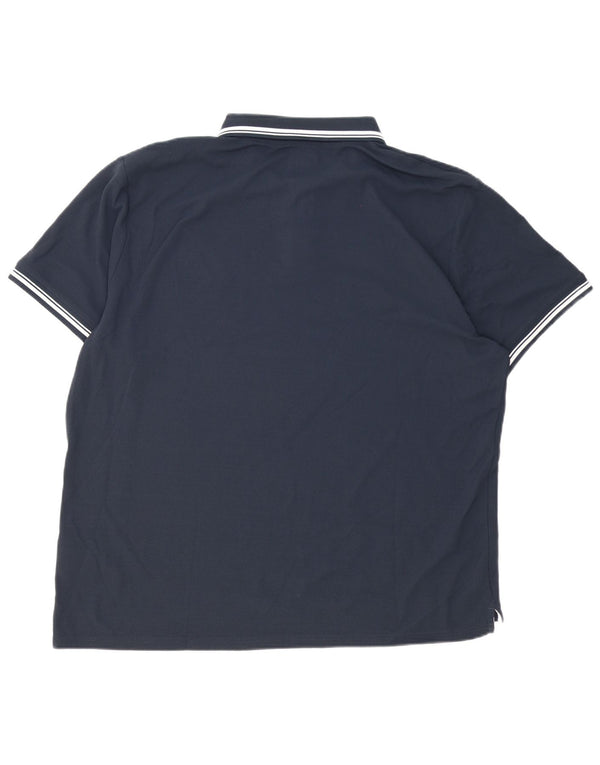 Camisa polo masculina Helly Hansen 3XL poliéster azul marinho