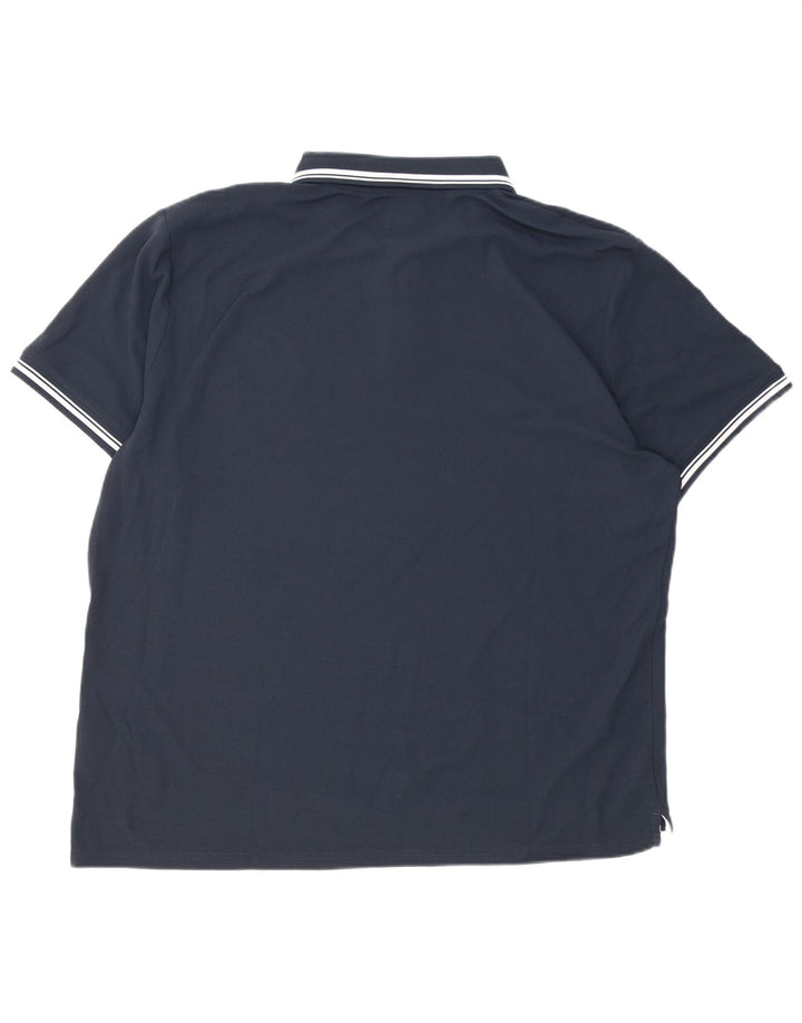 Camisa polo masculina Helly Hansen 3XL poliéster azul marinho
