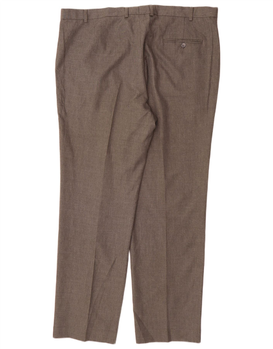 Calça masculina Marks & Spencer reta regular fit W42 L33 cinza