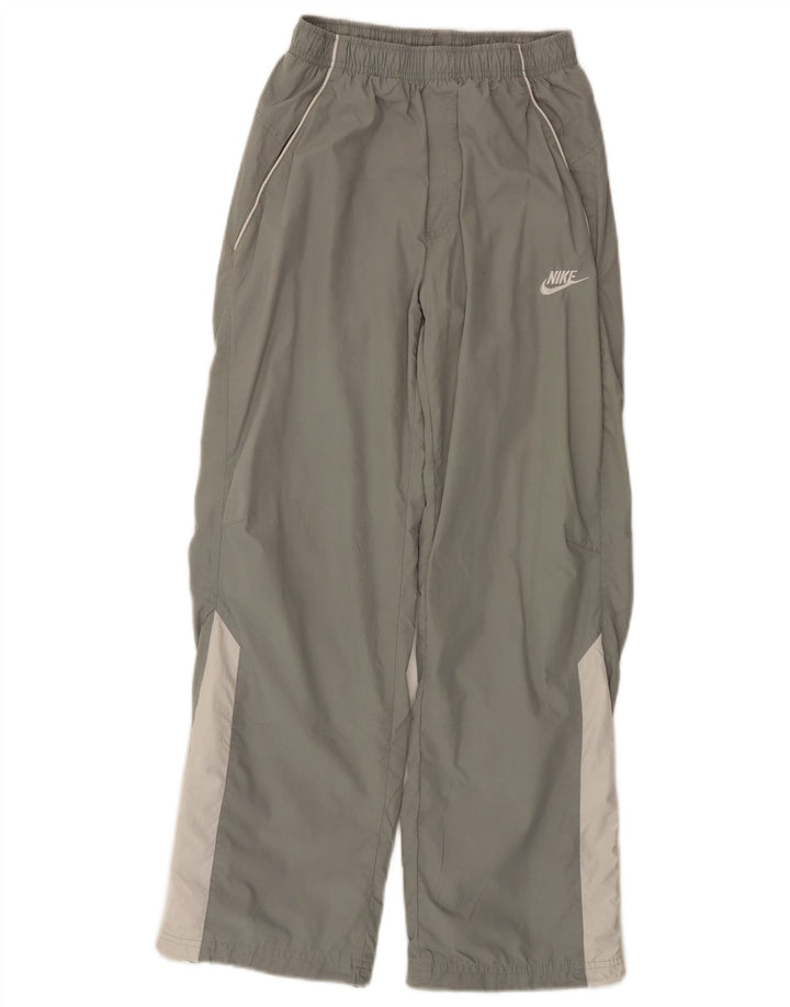 Calça de treino para meninas NIKE 12-13 anos grande cinza colorblock poliéster