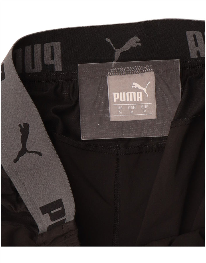 Shorts esportivos gráficos masculinos PUMA médios pretos