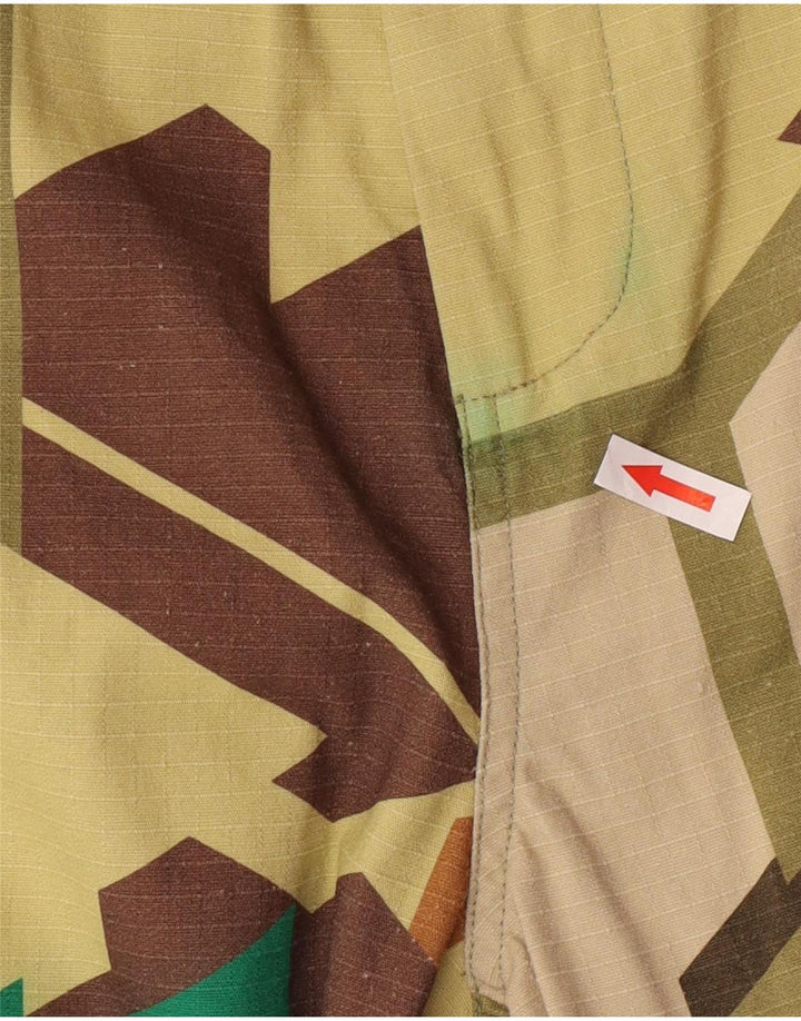 Calça Cargo Masculina Vintage Média W32 L28 Algodão Geométrico Multicolorido