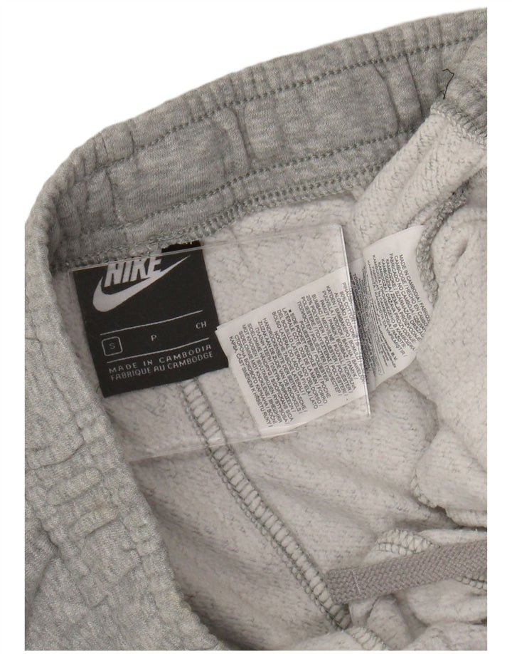 Calça de treino masculina NIKE Joggers pequeno cinza algodão