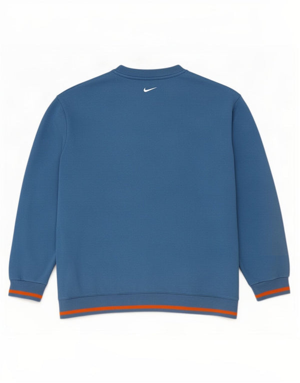 Moletom Nike Boys Jumper 13-14 Anos XL Azul Colorblock Algodão