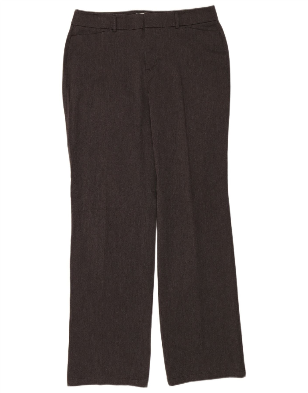 Calça feminina DOCKERS ideal fit reta casual US 10 grande W32 L32 cinza