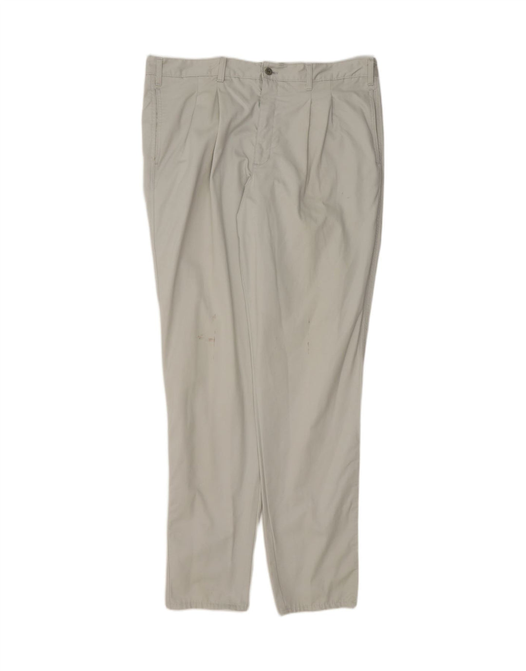 DOCKERS Calça masculina cáqui slim pegged Chino W40 L34 algodão bege