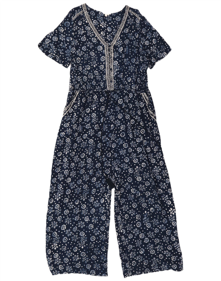 Macacão feminino Monsoon UK 18 XL azul marinho floral