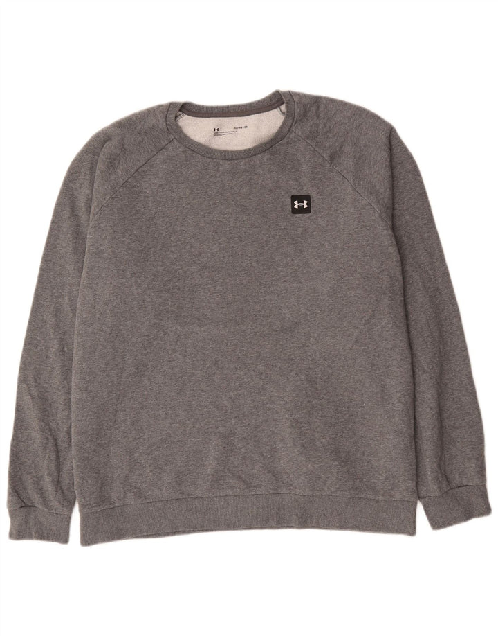 Under Armour Mens moletom jumper XL cinza manchado