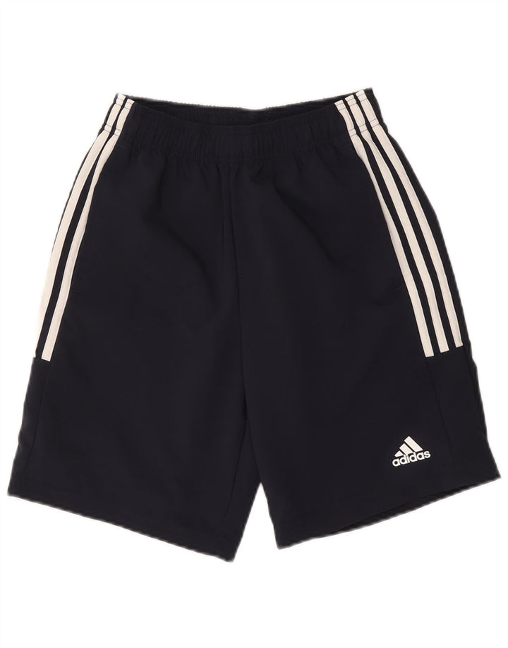 Shorts esportivos masculinos Adidas XS azul marinho poliéster