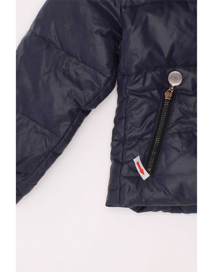 Jaqueta Moncler Baby Boys acolchoada 18-24 meses azul marinho poliamida