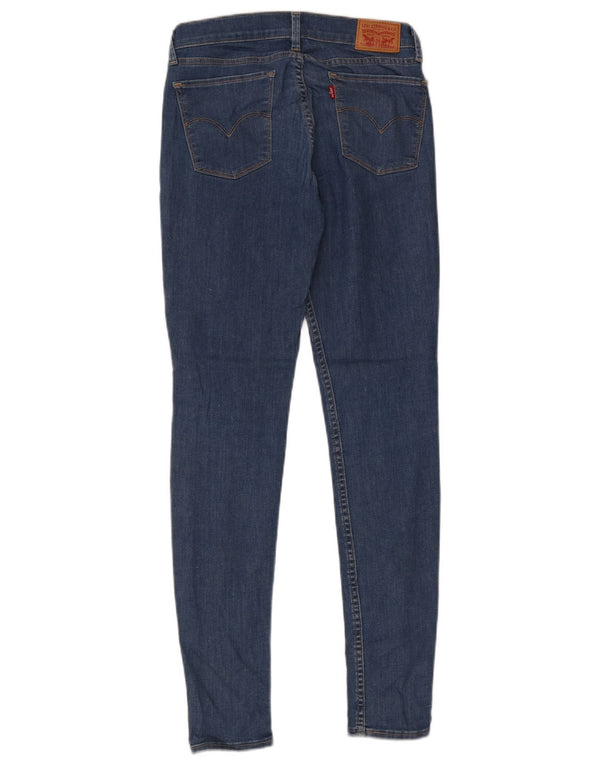 Calça jeans feminina Levi's 710 Super Skinny W29 L30 azul algodão
