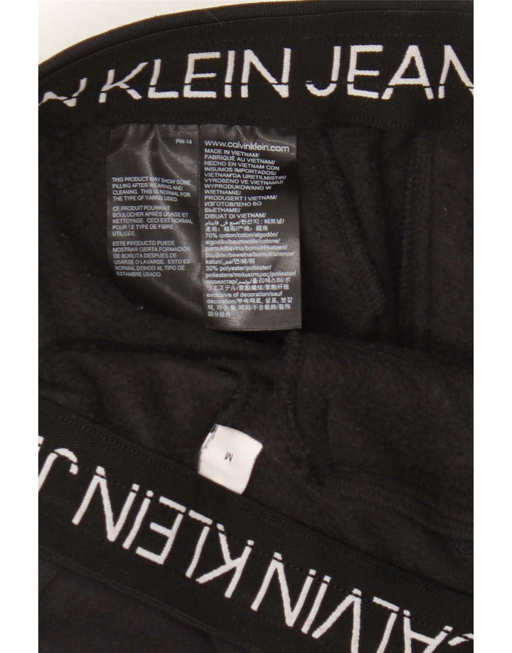 Calça Calvin Klein Jeans Masculina de Treino Médio Algodão Preto