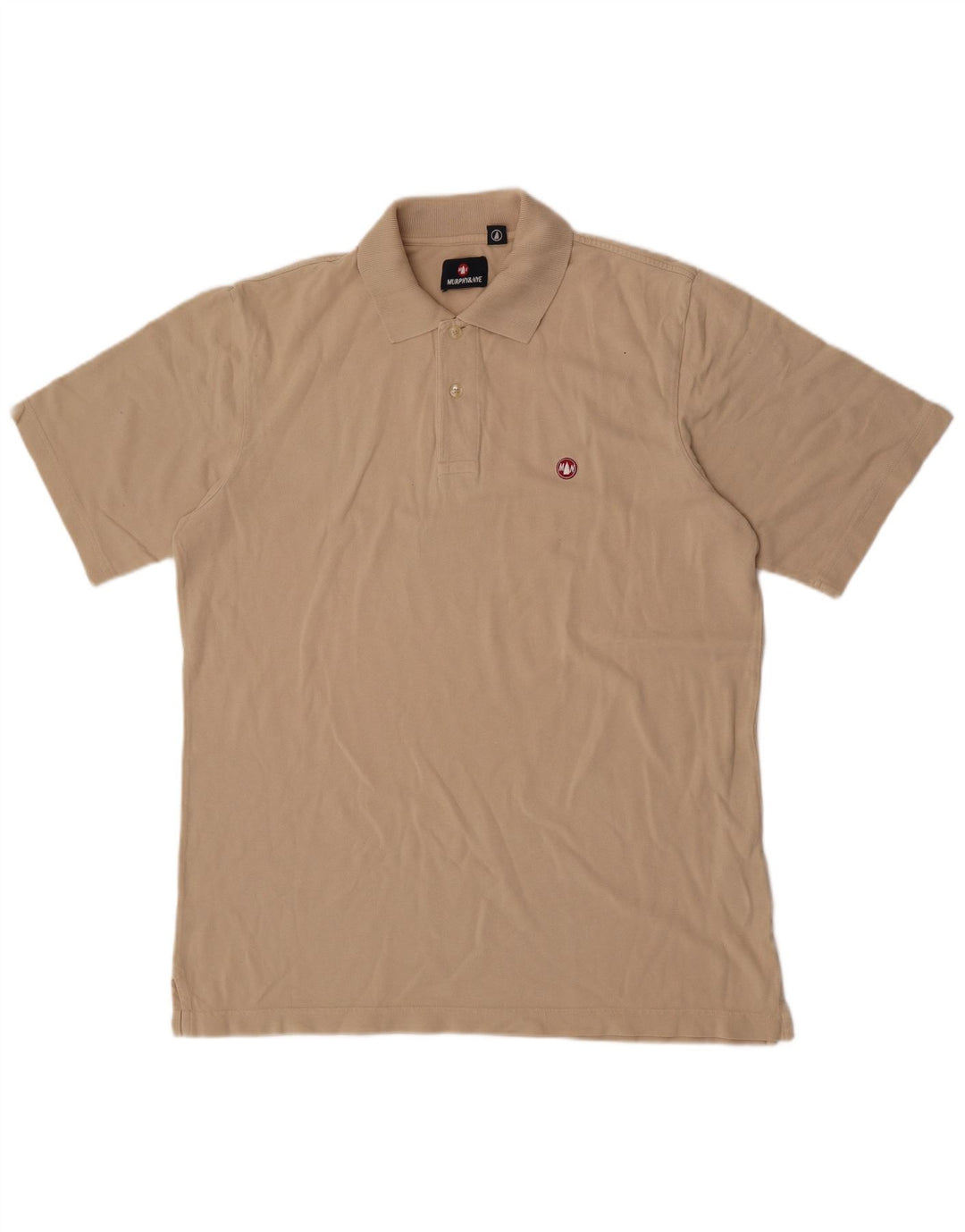 Camisa polo masculina Murphy & Nye 2XL algodão bege