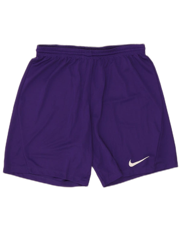 Nike Mens Dri Fit Slim Sport Shorts Médio Roxo Poliéster
