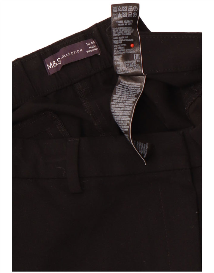 Calça Chino Curta Feminina MARKS & SPENCER UK 10 Pequena W29 L28 Preta