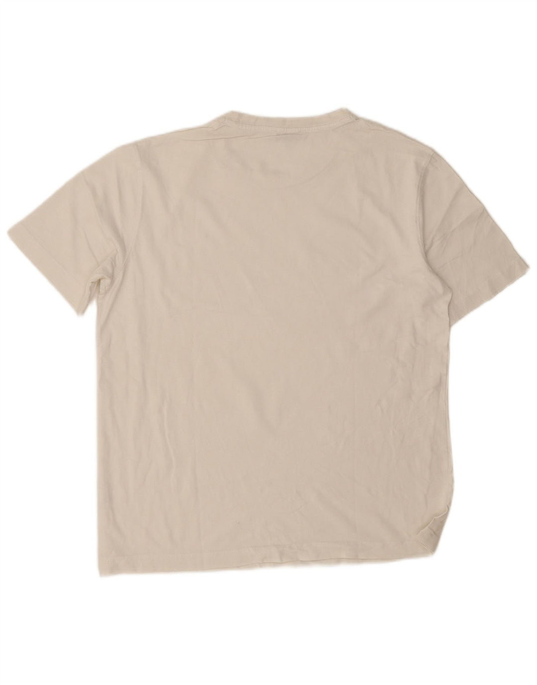 Camiseta masculina Zara Top médio algodão branco