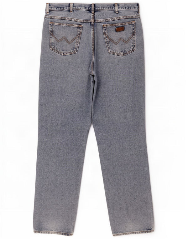 Wrangler Masculino IDAHO Jeans retos W38 L34 Azul Algodão