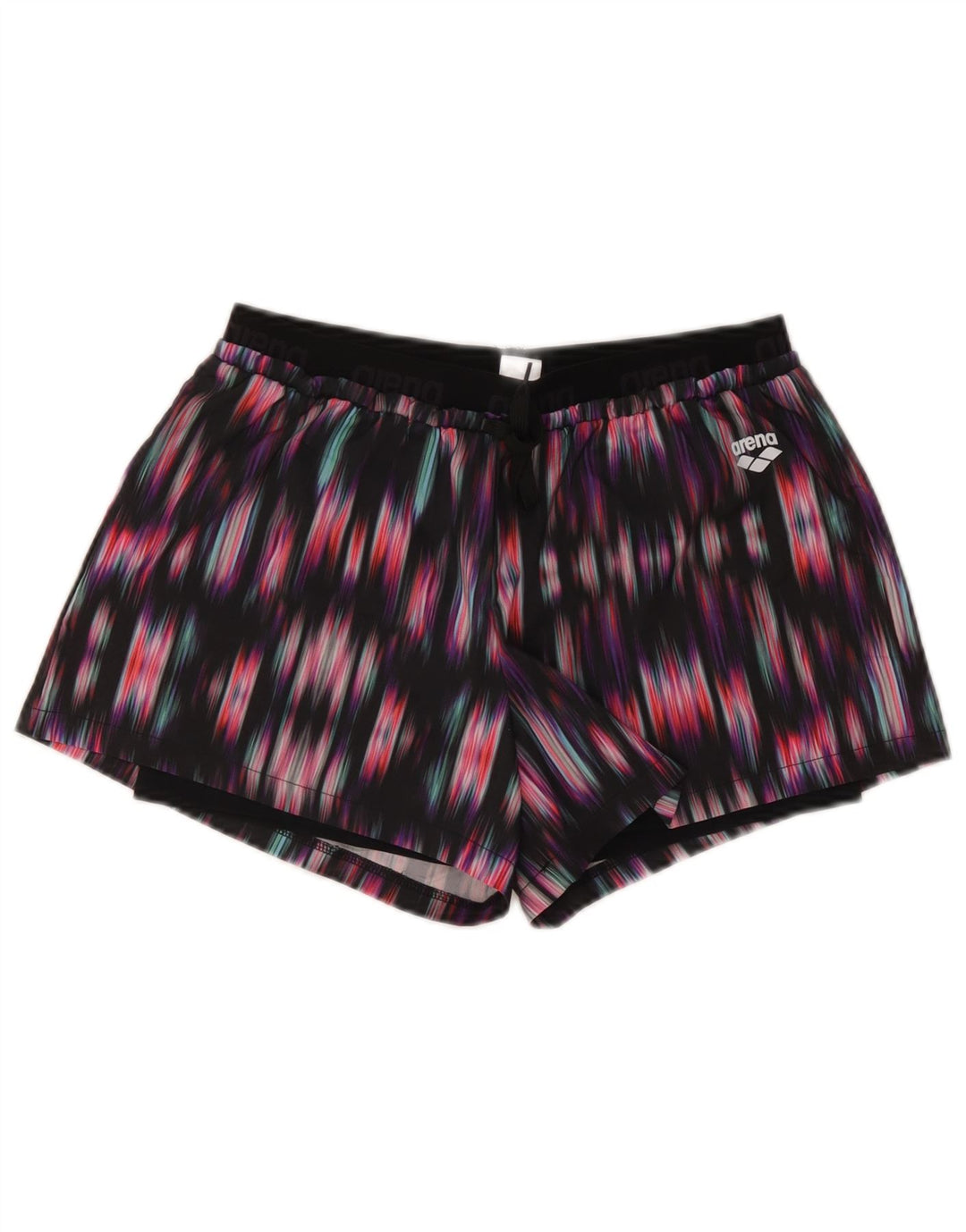 Arena Womens Sport Shorts UK 14 Médio Poliéster Ikat Multicolorido