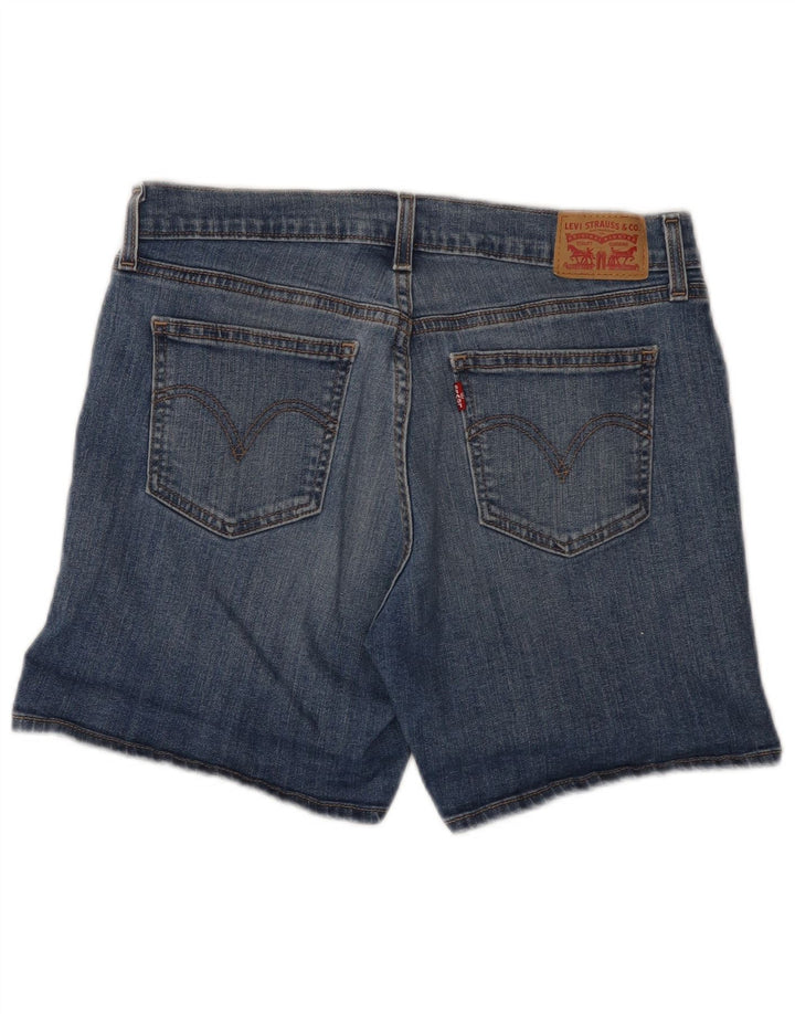 Shorts jeans feminino Levi's W30 algodão azul médio