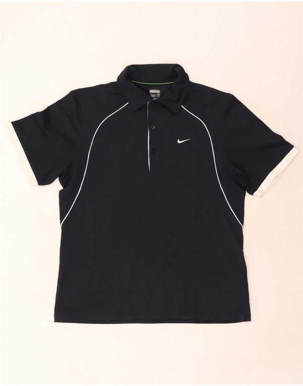 Camisa polo masculina Nike UK 39/41 médio azul marinho colorblock poliéster