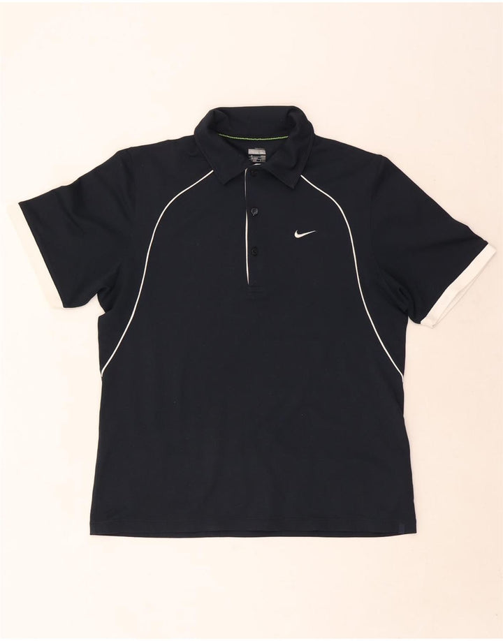 Camisa polo masculina Nike UK 39/41 médio azul marinho colorblock poliéster